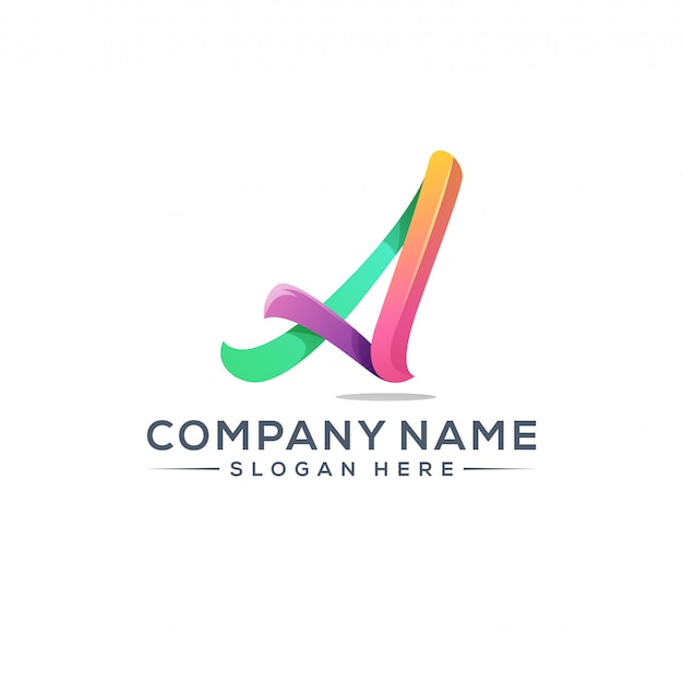 Letter a logo design for your company