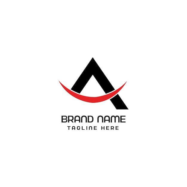 Un design del logo di una lettera