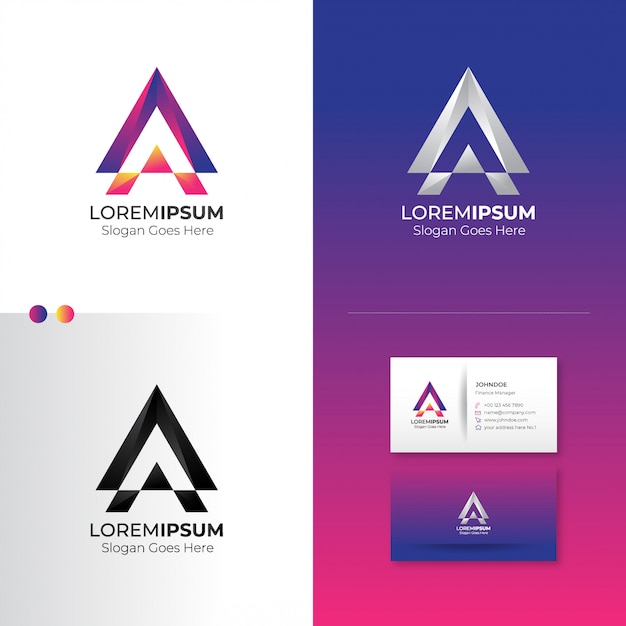 Lettera a logo design