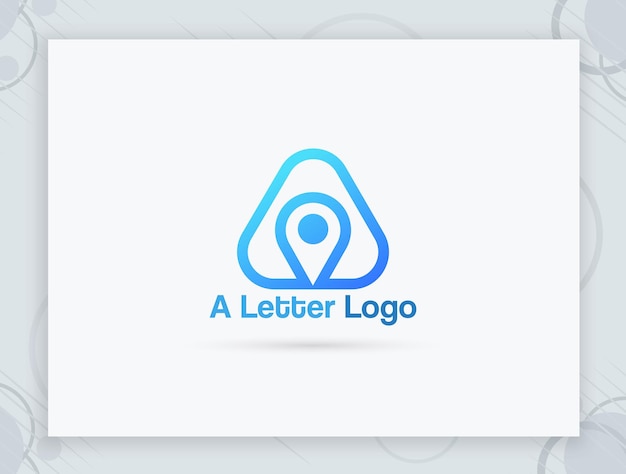 A letter logo design