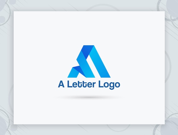 A letter logo design