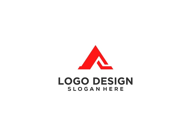 letter A logo design