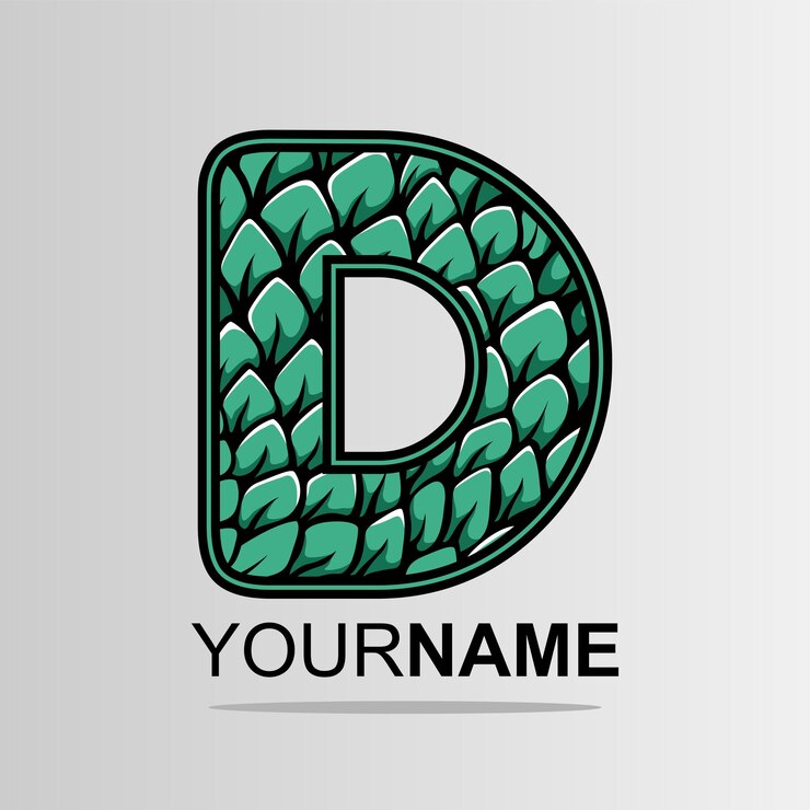 Vector letter logo font initial colorful gradient vector