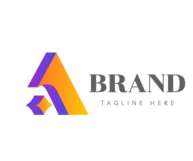 브랜딩 및 비즈니스 로고에 사용할 수 있는 글자 로고 아이콘 디자인 템플릿 요소