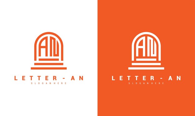 Letter an logo icon design template premium vector premium vector