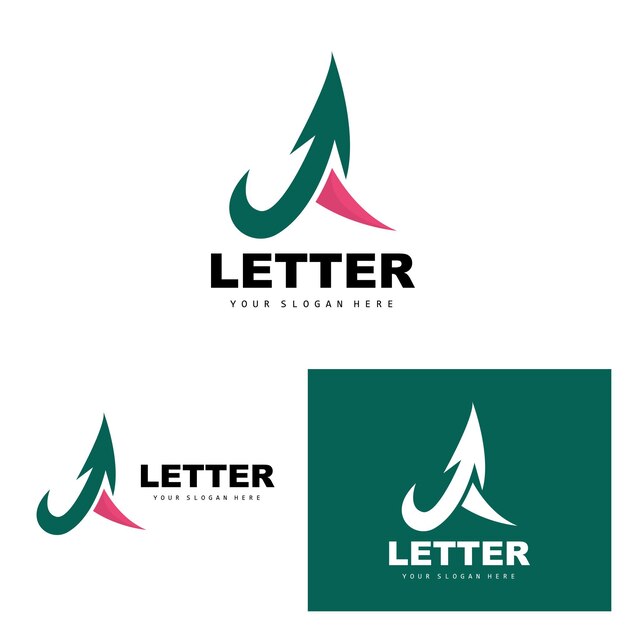 A Letter Logo Letter Logotype Vector Product Brand Design Company Initials Construction Education