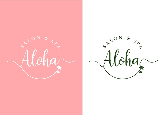 Letter logo, perfect for salons, spas, and other.