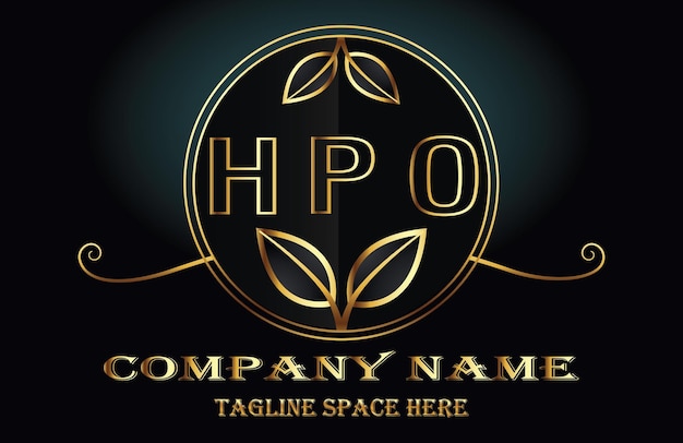 Letter logo van de HPO