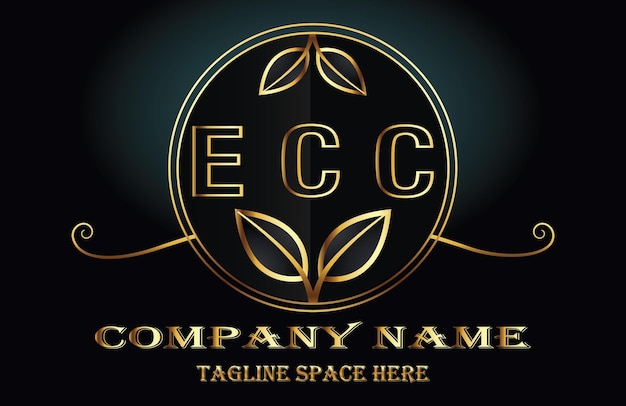 Letter logo van het ECC