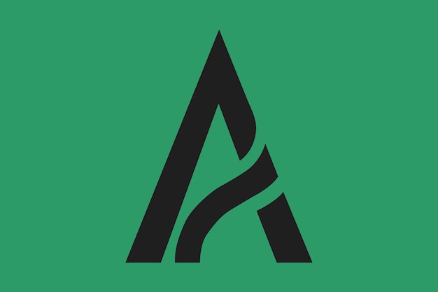 буква А. Шаблон векторного дизайна логотипа
