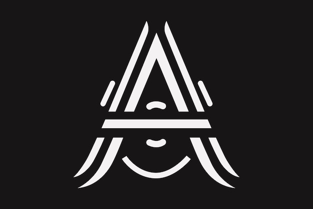Шаблон векторного дизайна логотипа буквы A