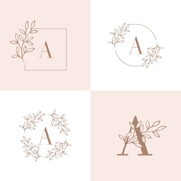 Vector letter a logo vector illustration