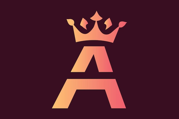 Логотип буквы с короной, передающий власть и лидерство