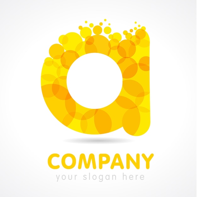 Vector letter a logotype concept. business company logo template. creative golden sign. abc idea.