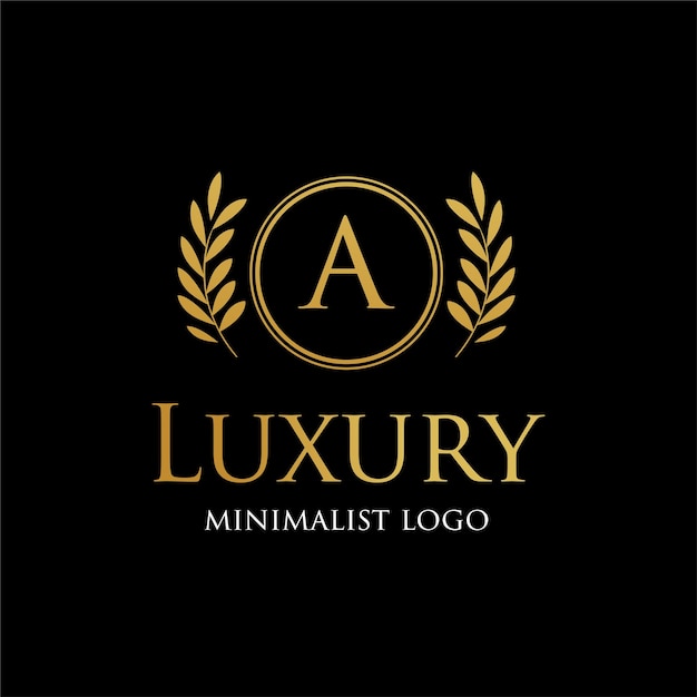 Lettera un logo minimalista di lusso