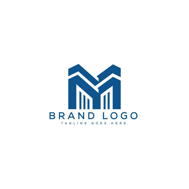 Vector letter m logo design vector template design for brand