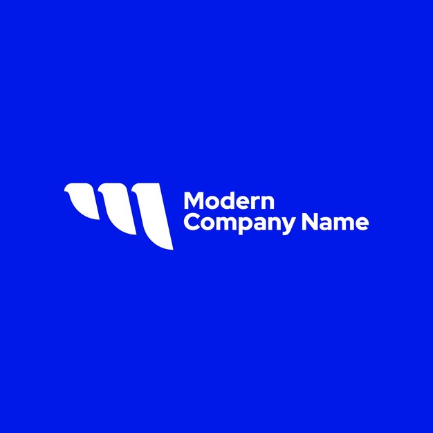 Логотип с буквой M Дизайн для вашего бизнеса