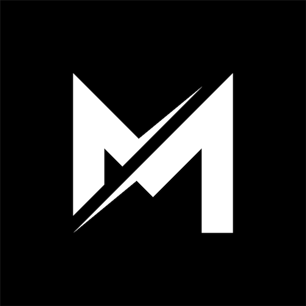 Letter M logo and icon design