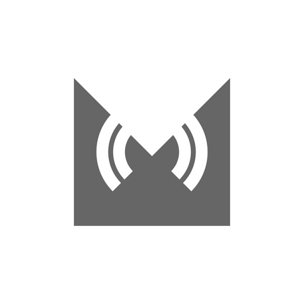 Letter M logo icon illustration