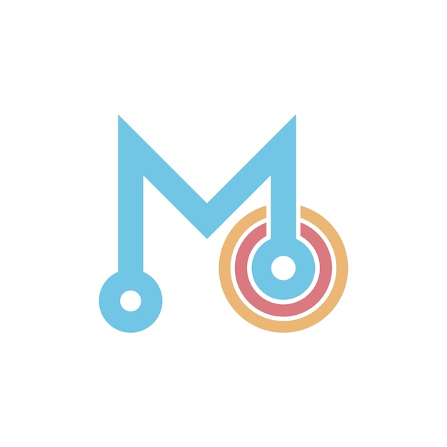 Letter M logo icon illustration