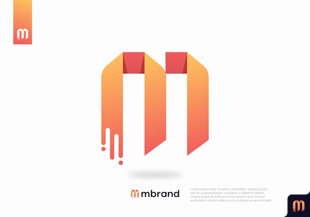 Vector letter m logo icon template