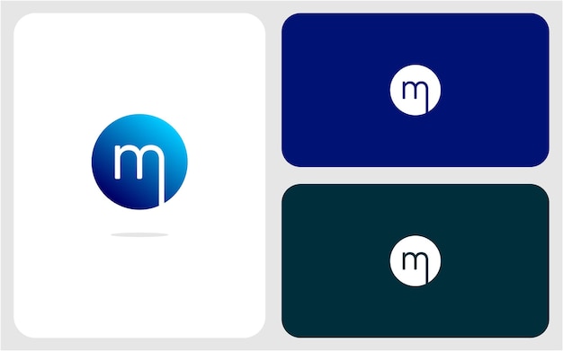 Letter m logo ontwerp