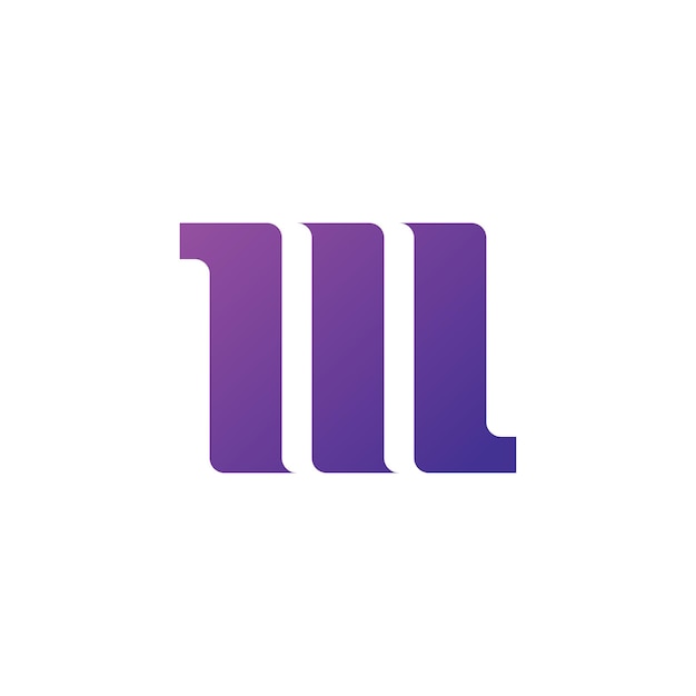 Letter M-logo-ontwerpsjabloonelementen