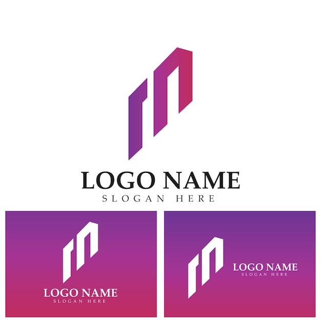 Letter M logo pictogram ontwerp element sjabloon
