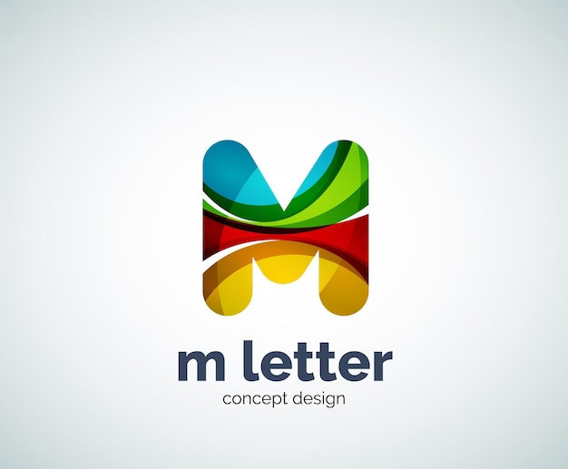 Vector letter m logo