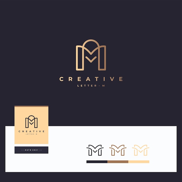 Letter m-logotype