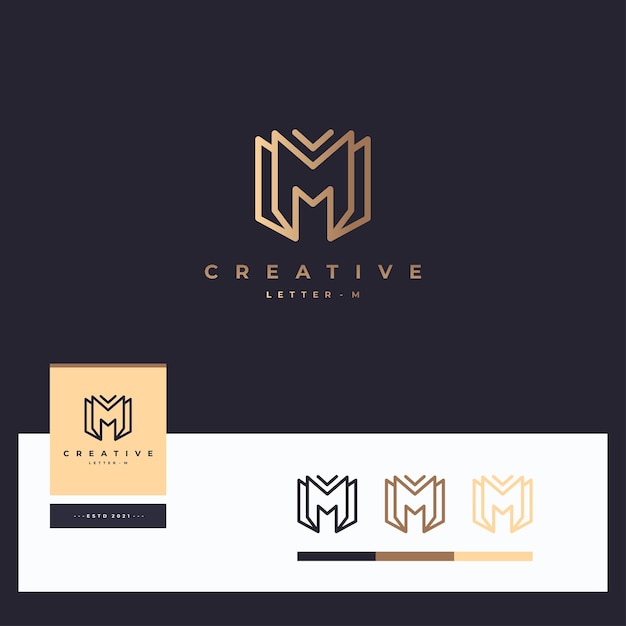 Буква M логотип