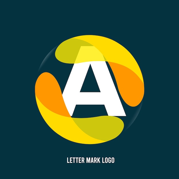 A letter mark logo design