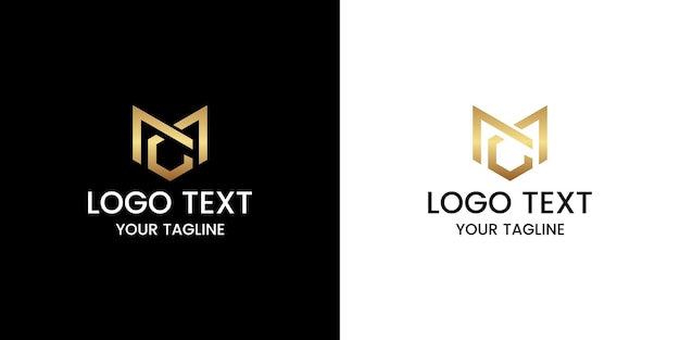 Letter mc logo design