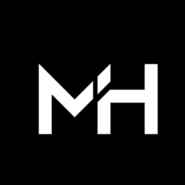 Вектор дизайна буквы MIH для вашей компании
