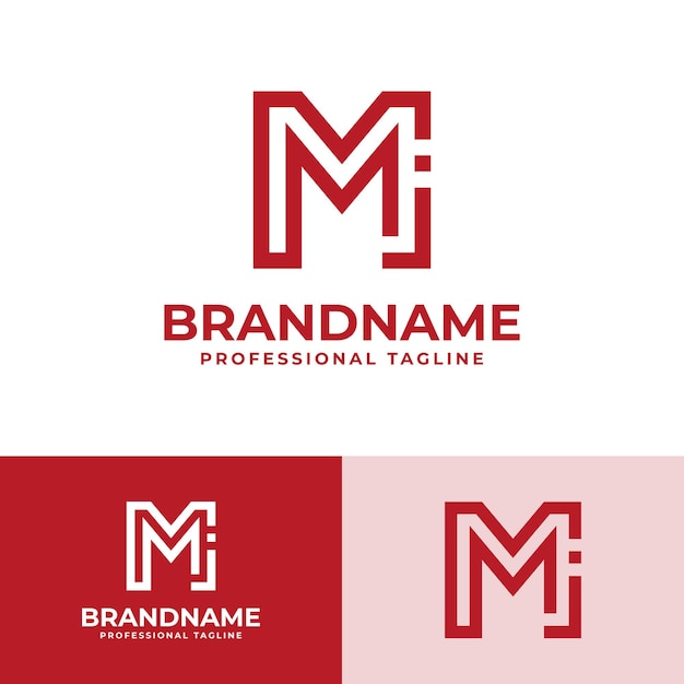 Vector letter mj modern logo suitable for business with mj or jm initials