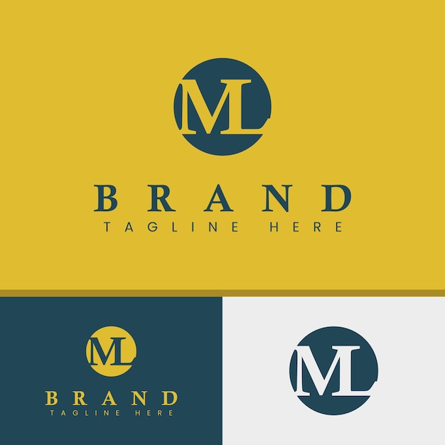 Letter ML Monogram Logo