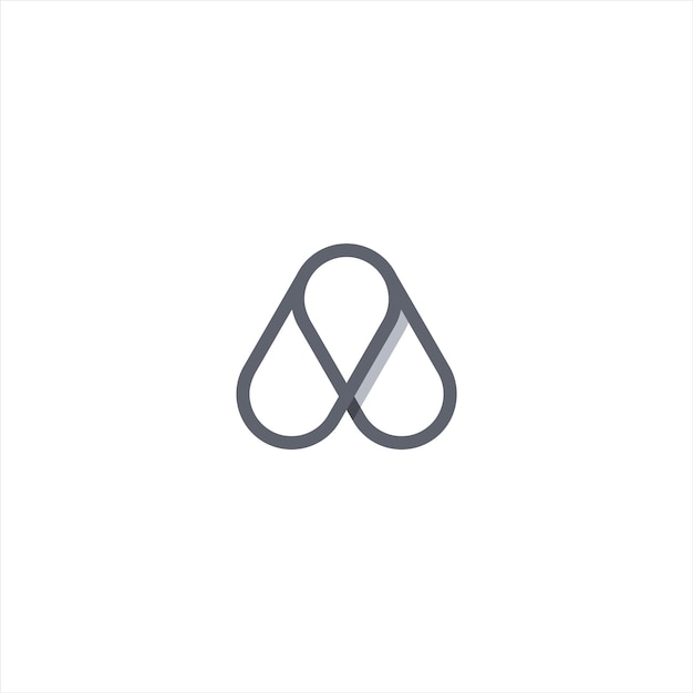 Letter a modern logo brand