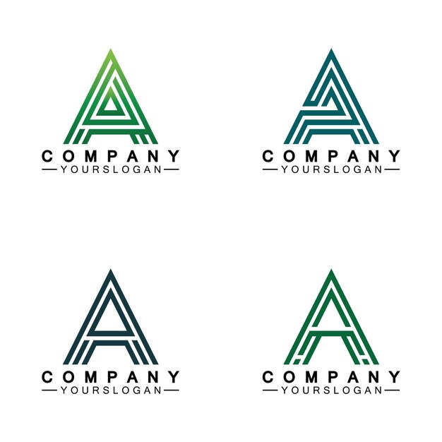 Буква Вензель Логотип Дизайн Фирменного Стиля Логотипы Дизайн Векторные Иллюстрации Шаблон