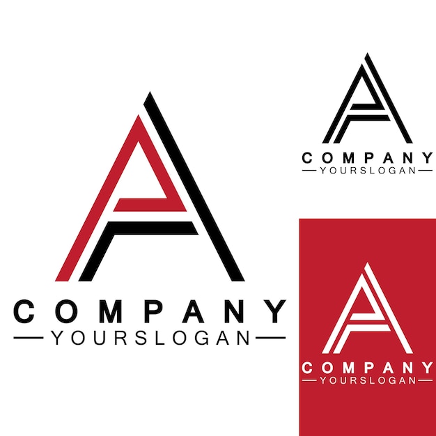 Vector letter a monogram logo design brand identity logos designs vector illustration template