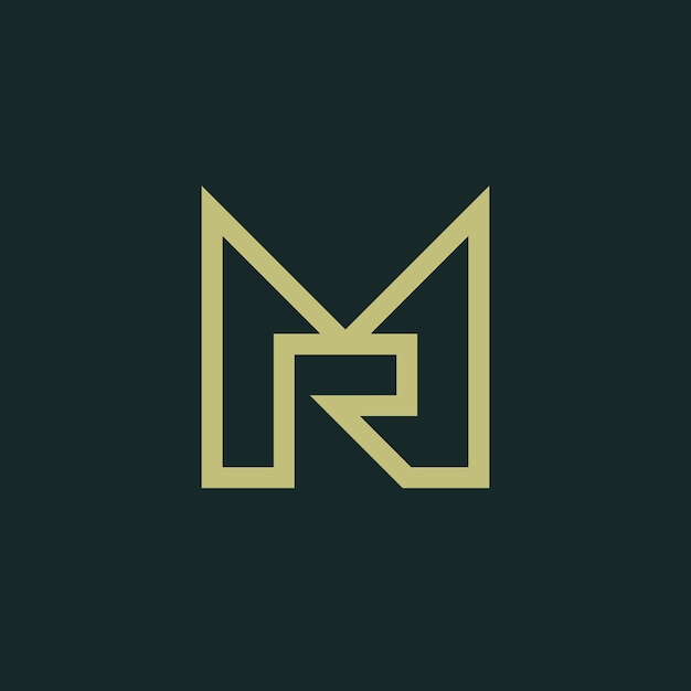 Vector letter mr of rm-logo