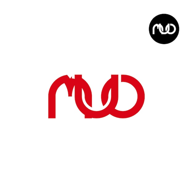 Vector letter muo monogram logo design