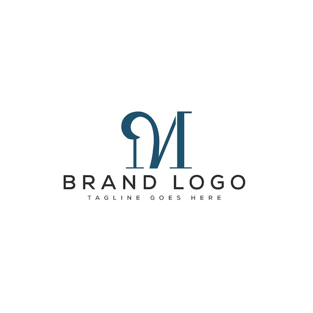 letter MV logo design vector template design for brand