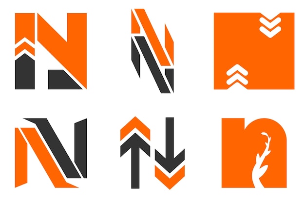 Letter N logo bundling