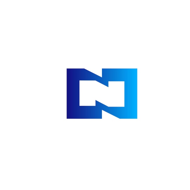 Letter N logo design