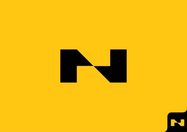 Letter n logo icon