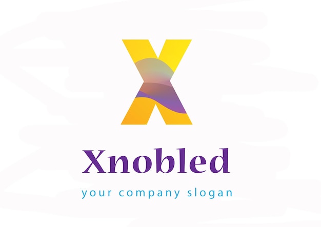 Шаблон логотипа Letter N для вашей компании