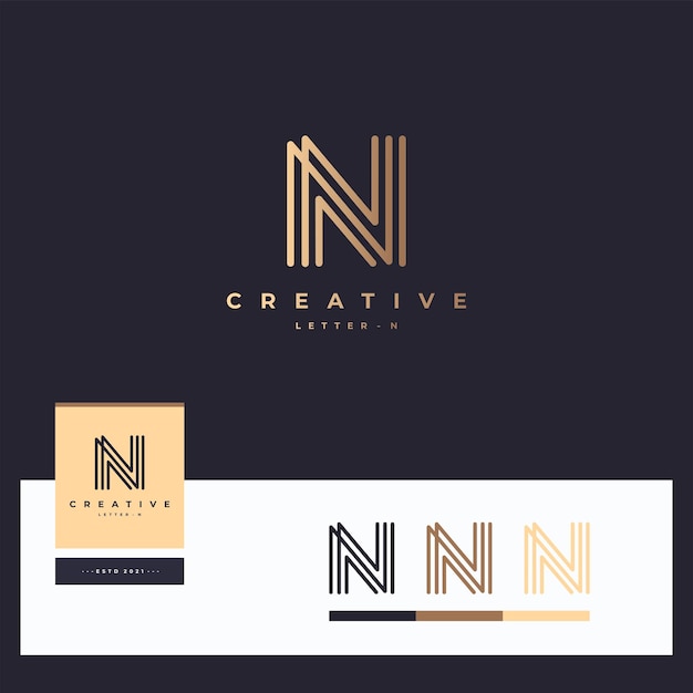 Letter n-logotype