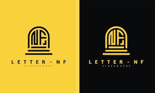 手紙neロゴアイコンデザインテンプレートプレミアムベクトルプレミアムベクトル