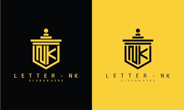 Vector letter nk logo icon design template premium vector premium vector premium vector