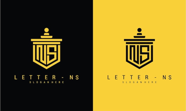 Letter ns logo pictogram ontwerpsjabloon premium vector premium vector Premium Vector